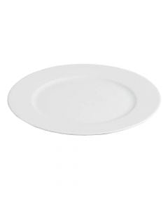 Oval plate Oliva, porcelain, white, Dia.32 cm