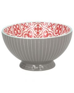 Tas Relief Agadir, porcelain, gray, Dia.16 cm