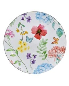 Serving plate New Blos, porcelain, different colors, Dia.33 cm