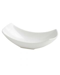 Tendence antipaste plate, porcelain, white, 22x11x7 cm