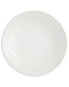 Galaxy White dessert plate, glass, white, Dia.21 cm