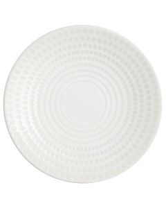 Pjatë ëmbëlsire Galaxy White, qelq, e bardhë, Dia.21 cm