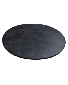 Suprinë tavoline, HPL, e zezë, Dia.60 cm
