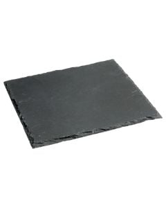 Plate / slate, stone, gray, 20x20 cm