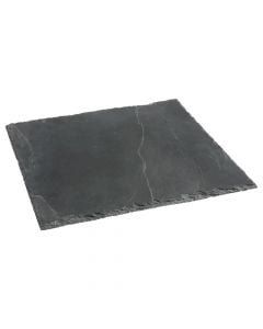 Plate / slate, stone, gray, 30x30 cm