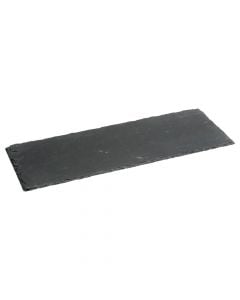 Plate / slate, stone, gray, 11x30 cm