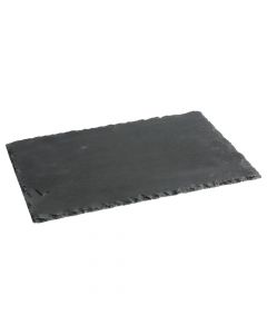 Plate / slate, stone, gray, 20x30 cm