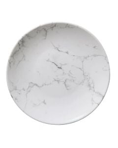 Dessert plate, ceramic, white, Dia. 19cm