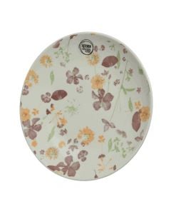 Serving plate, porcelain, different colors, Dia. 27 cm