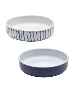 Serving plate, ceramic, different colors, Dia. 21 cm