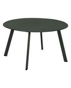 Tavolinë, metalike, jeshile e errët, Dia. 70xH40 cm