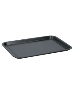 Non-stick Alpina baking pan, metal, black, 35x24x0.4 cm