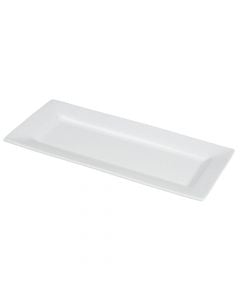 Alpina antipasti dish, ceramic, white, 28.5x13.5x2 cm