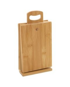 Cutting board set (PK 7), bamboo, brown, 29.5x15x5 cm