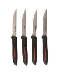 Set of Alpina steak knives (PK 4), PP / stainless steel, different colors, 22.8 cm