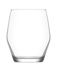 Whiskey glass Elle (PK 3), glass, transparent, 370 cc