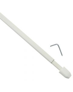 Extension Rod for curtains, Size:40/60cm, Color: white, Material: Metallic