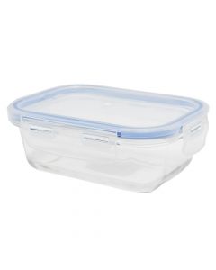 Conservation bowl with lid, glass, transparent, 370ml