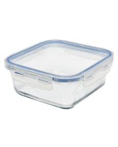 Conservation bowl with lid, glass, transparent, 800ml