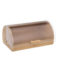 Bread box, bamboo, brown, 38.5x18.5xH28 cm