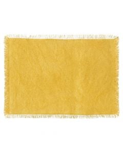 placemat Maha, cotton, yellow, 45x30 cm