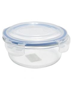 Conservation bowl with lid, glass, transparent, 650ml