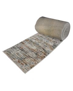 Florida rug, modern, freise, cream/green, 80 cm