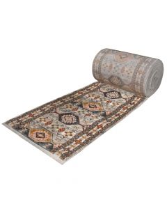 Florida rug, classic, freise, beige/brown, 80 cm