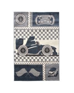 Florida carpet, car, freise, blue, 133x190 cm