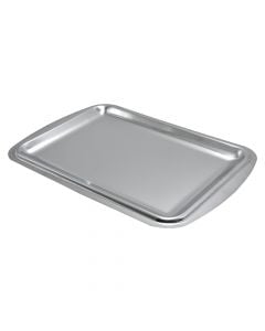 Oven pan lid, stainless steel, silver, 30x21 cm