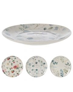 Serving plate, porcelain, different colors, Dia.27 cm