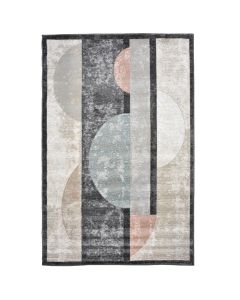 Ravenna carpet, modern, soft freise, beige/green, 200x300 cm