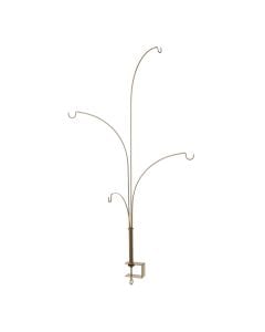 Clip for table hanging, metal, gold46xH84 cm