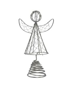 Decorative object, metal, silver, 29 cm