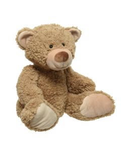 Decorative teddy bear, polyester, brown, 30 cm