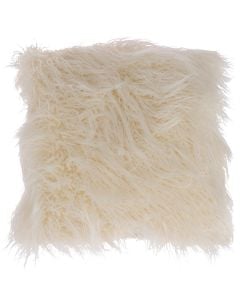 Decorative pillow, polyester, white, 45x45 cm