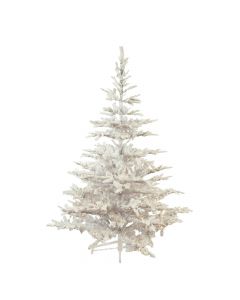 Pemë Viti të Ri, PVC, e bardhë, 180 cm