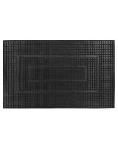 Door mat, ruber, black, 45x75 cm