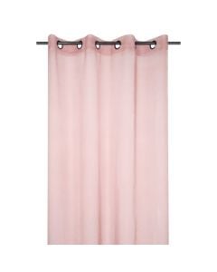 Paloma thin curtain with rings, polyester, pink, 140x260 cm