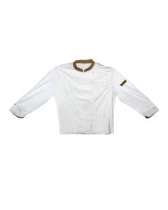 Chef's jacket, Size: M, Color: White, Material: 100% Cotton