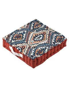 Jastëk  toke dekorativ Louisiane, pambuku, ngjyra të ndryshme, 45x45x10 cm