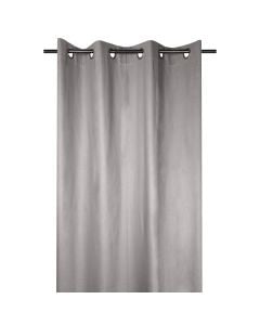 Oxford full curtain with rings, cotton, purple, 140x260 cm
