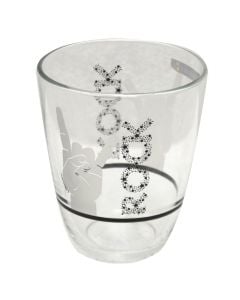 Peace water glass, glass, transparent, 250 ml