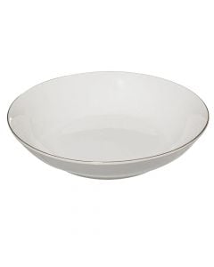 Soup plate, porcelain, white, Dia.20 cm