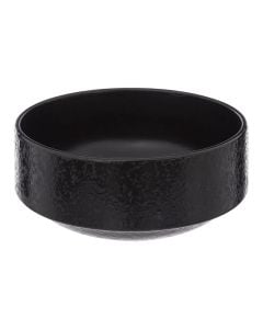 Soup bowl, ceramic, black, Dia.14.9xH6.7 cm