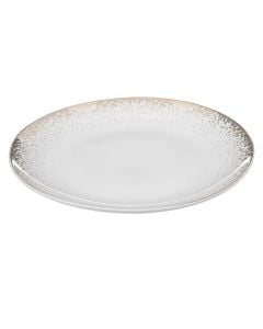 Dessert plate, porcelain, white, Dia.19 cm