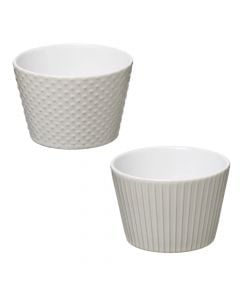 Dessert bowl, ceramic, white, 33 cl