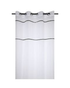 Veil curtain with rings Goma, polyester, white140x260 cm
