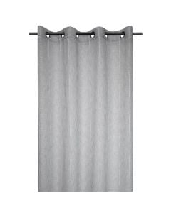 Veil curtain with rings Antoinette, polyester, perle, 140x260 cm