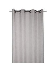 Veil curtain with rings Ontario, polyester, light brown, 135x260 cm